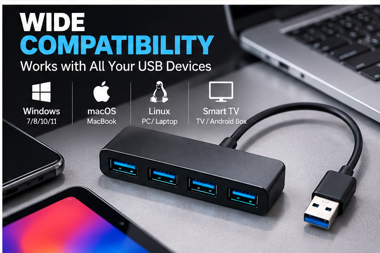 4-Port USB Hub compatibility