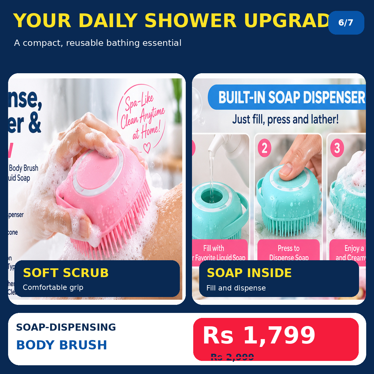 Daily shower routine benefits