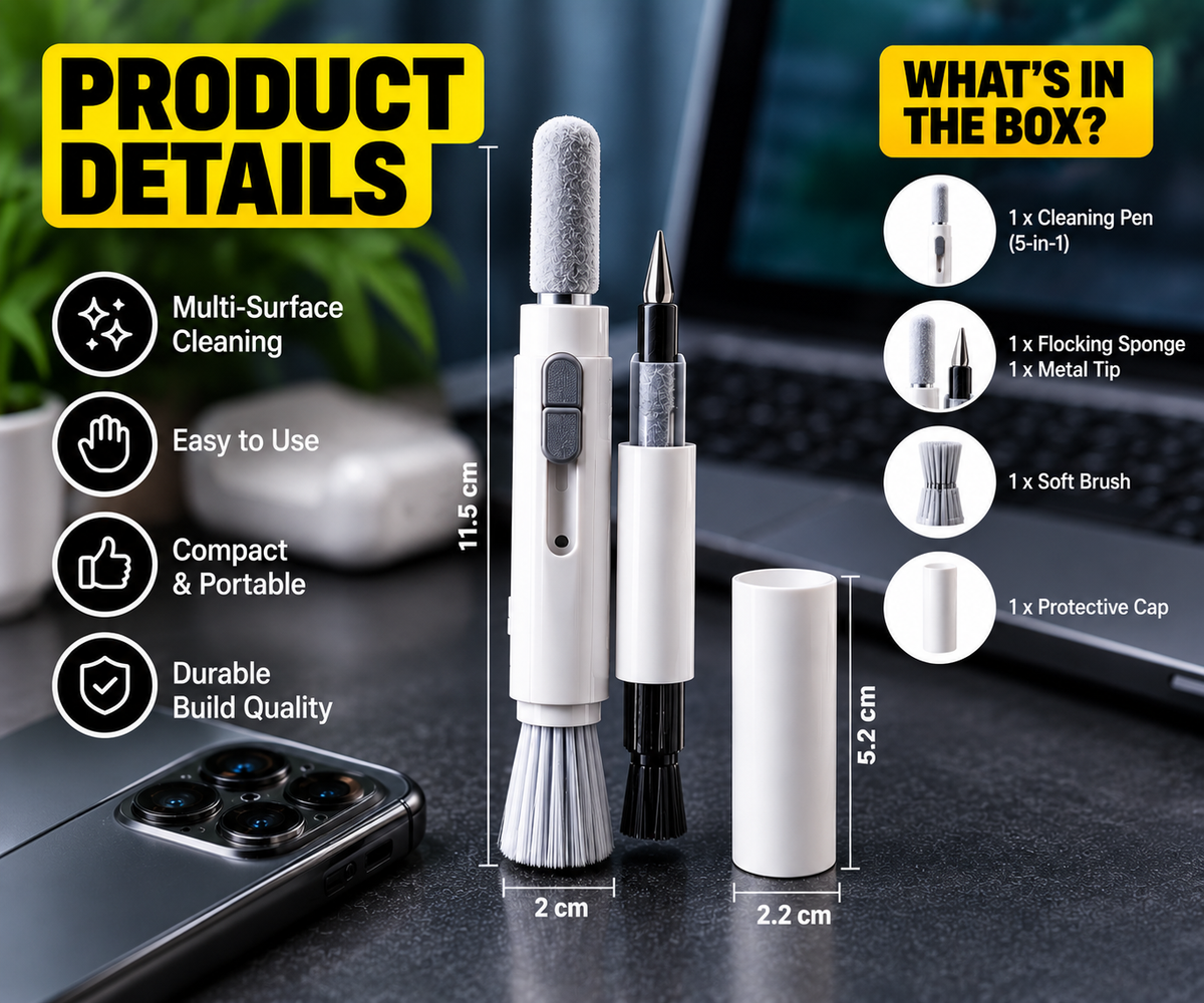 5-in-1 cleaning pen product details