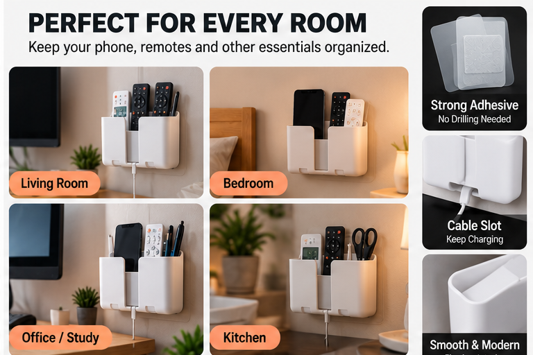 Wall organizer room use cases