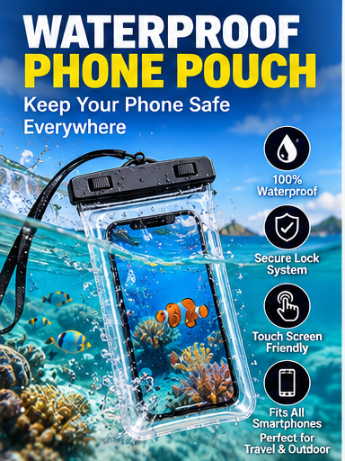 Waterproof phone pouch hero